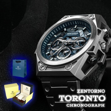 Кварцевые ZENTORNO QAZAQSTAN Toronto Chronograph нержавеющая сталь
