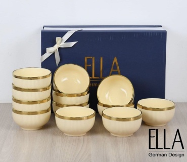 Набор пиал ELLA 12 шт, 180 мл, фарфор
