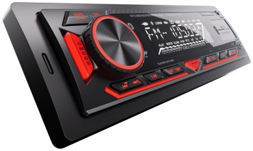 AurA FIREBALL-301BT Red 1 DIN