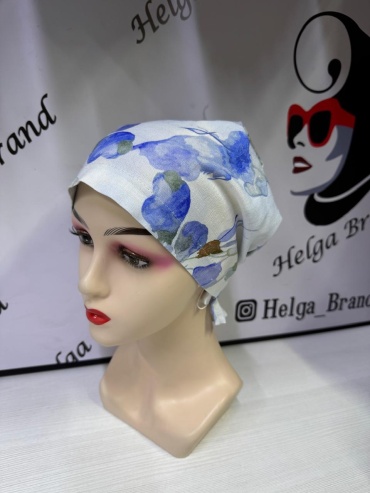 Бандана HLG-Brand размер 56, 58, 60, 62, белый, голубой