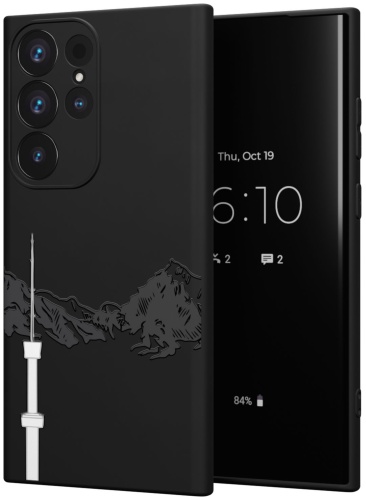 Чехол Mcover для Samsung Galaxy S23 Ultra рисунок