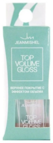 Jeanmishel верхнее покрытие Top volume gloss прозрачный глянцевое 6 мл