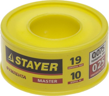 STAYER лента ФУМ 19 мм х 10 м, 1 шт