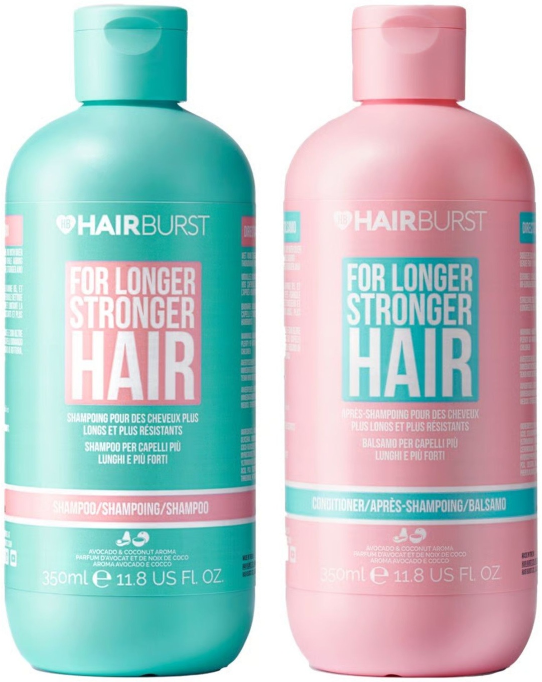 Hairburst Longer Stronger Avocado & Coconut набор по уходу за волосами для женщин