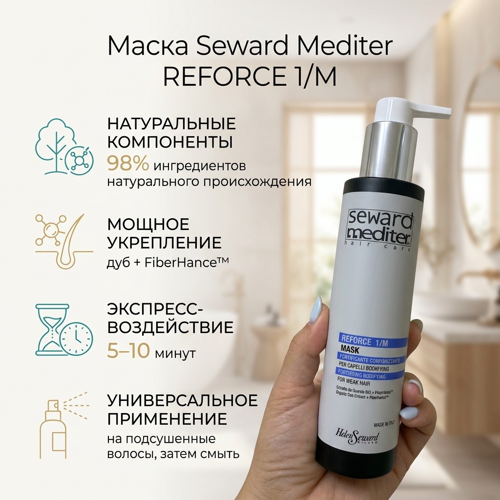 Helen Seward MEDiTER REFORCE MASK 1/M бальзам 150 мл