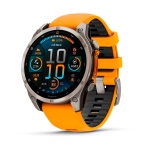 Смарт-часы Garmin Fenix 8 47 мм серый-оранжевый