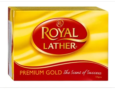 Кусковое мыло туалетное ROYAL Туалетное мыло 150гр.LATHER PREMIUM GOLD золотое Premium gold 150 г