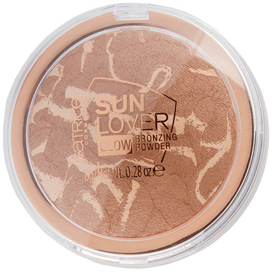 Пудра Catrice SUN LOVER сухая тон молочный шоколад бежевый