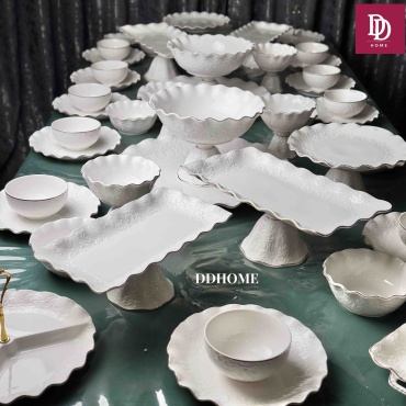 Сервиз на 12 персон DDHOME Роза, предметов: 50, чайно-столовый, фарфор
