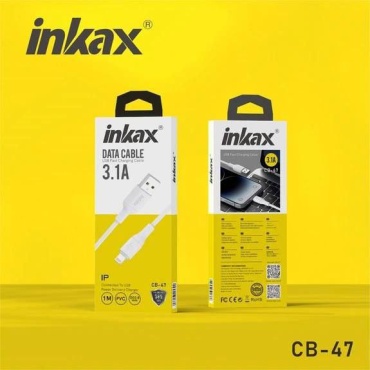Кабель Inkax USB 2.0 (F), Lightning, 1 м, INKAX CB-47 Usb-c Lightning  белый