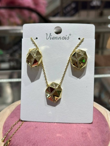 Viennois бижутерный сплав, медицинская сталь, кристаллы Swarovski
