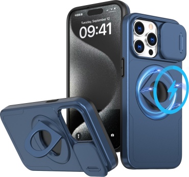 Чехол DDU для Apple iPhone 15 Pro синий