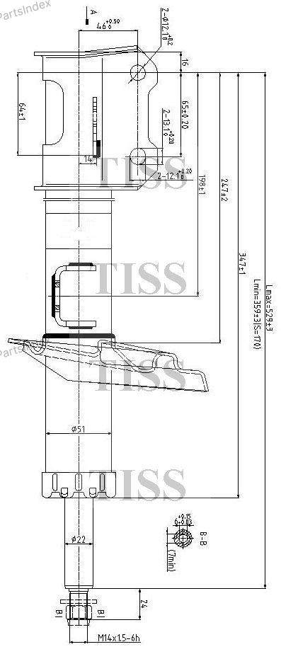 Амортизатор JD Амортизатор Подвески JAS0240