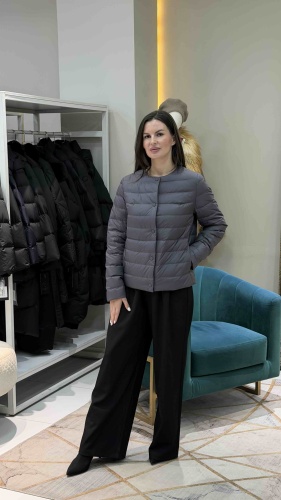 Демисезонная куртка Europa Furs лиловый