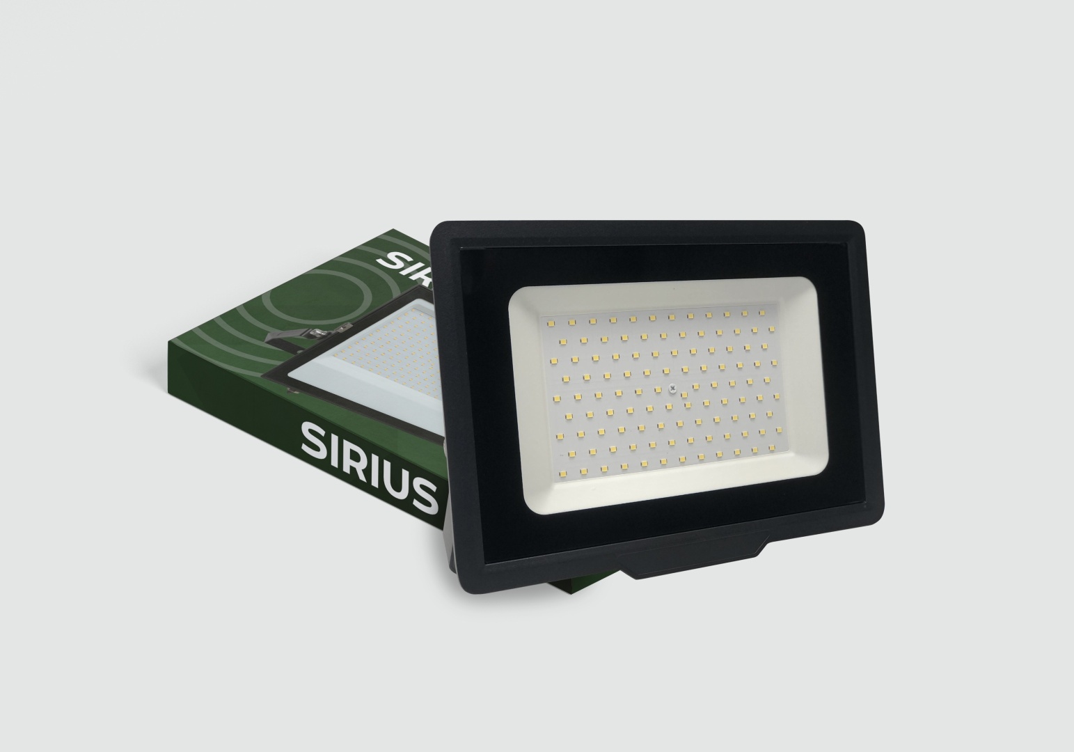Прожектор на дуге крепления Sirius 100 Вт, холодный белый