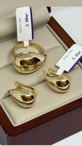DARI GOLD 2258 вес 6.28 г золото, без вставок