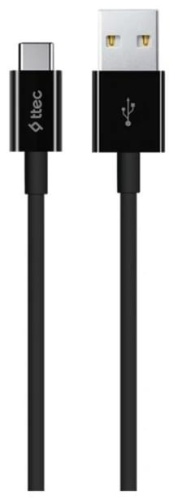 Кабель TTEC USB TypeC (M), USB Type-A (M), 1.2 м, 2DK12S черный