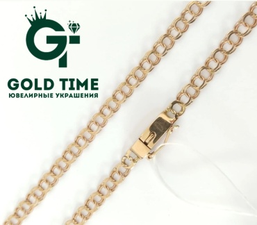 GOLD TIME 595128125 длина 55 см, вес 10.13 г золото, плетение бисмарк
