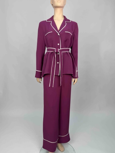 Костюм вечерний JanSoulStyle фиолетовый, фуксия