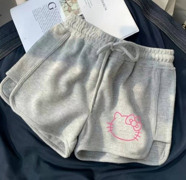 Повседневные шорты Hello Kitty серый