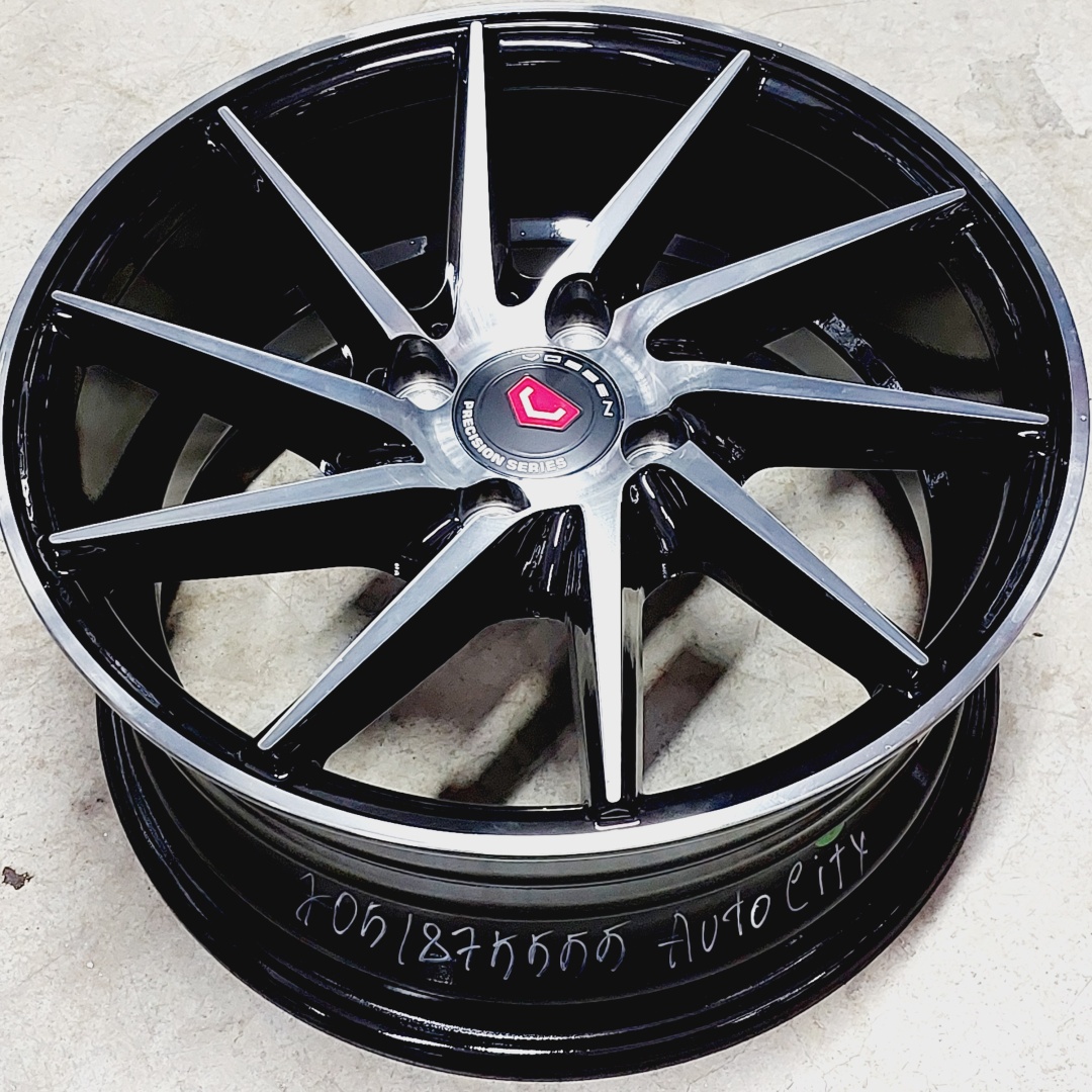 Vossen R15 VSN VOSSEN DIAMOND POLISHING ARM.PRO.TEK AUTOCITY-ALMATY 7x15/4x100 D67.1 ET35 4 диска черный, серебристый