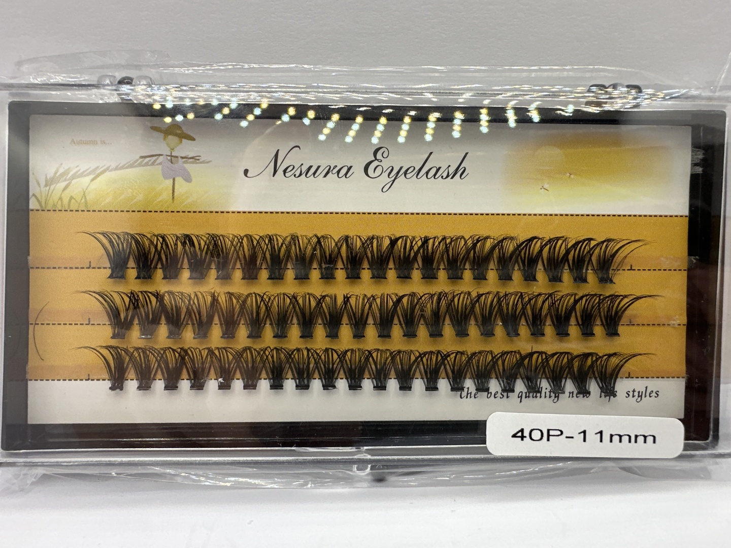 NESURA 40P пучковые D, D+ 0.07 мм черный 11 мм