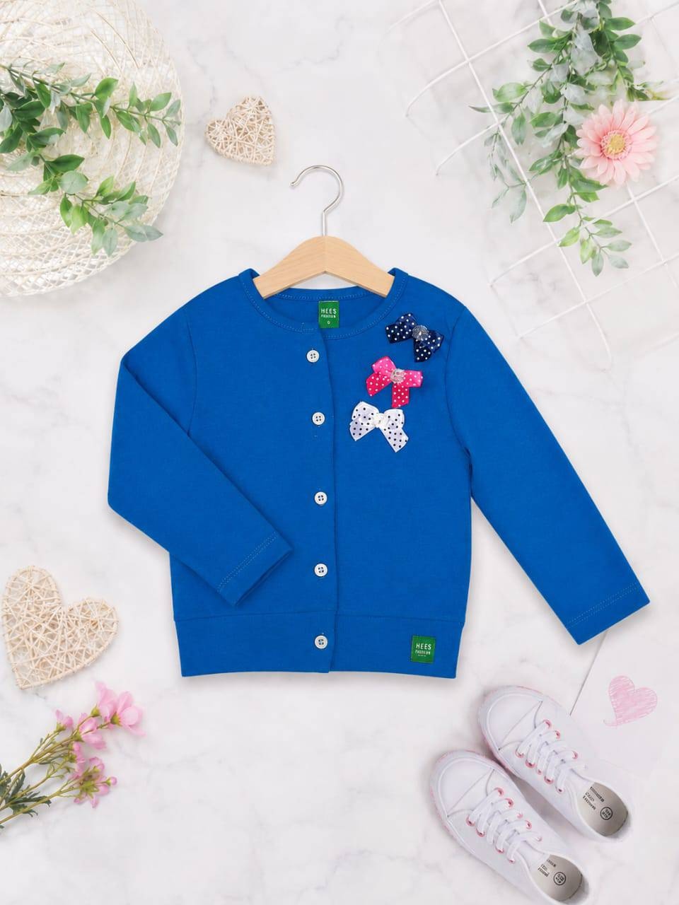 Кофточка HEES kids club синий