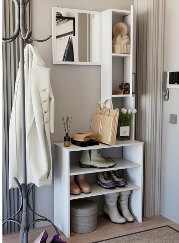 Прихожая Milana, D.S.L. Company, 180x70x30 см, белый