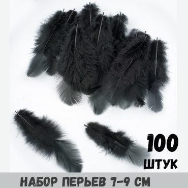 Декоративные перья Остров Творчества гусиные перья