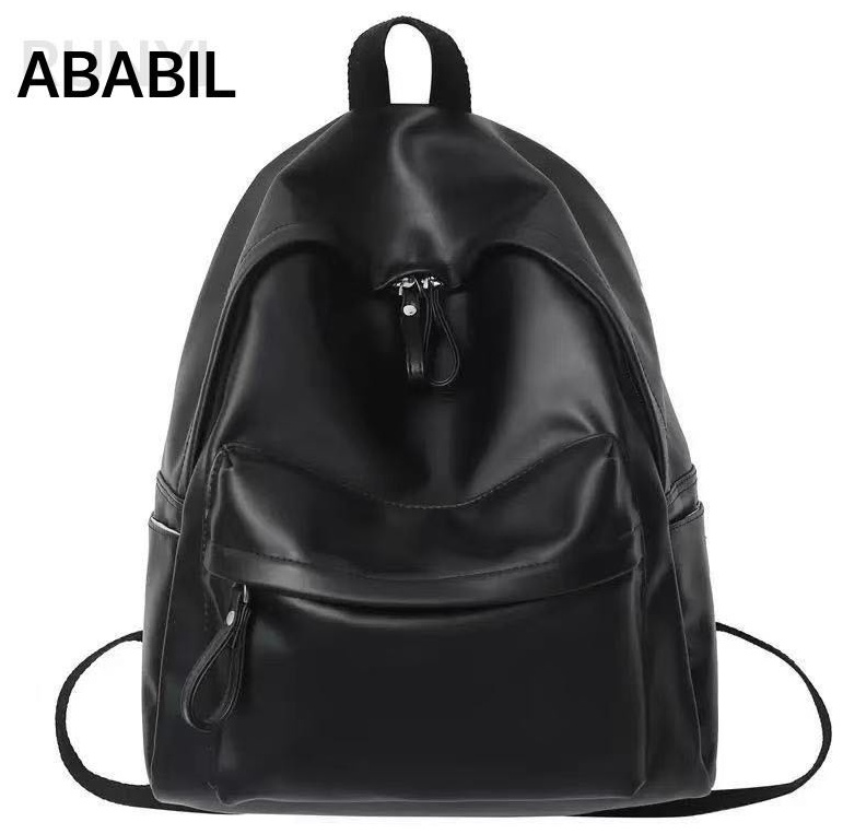 Рюкзак ABABIL искусственная кожа черный, черный глянец