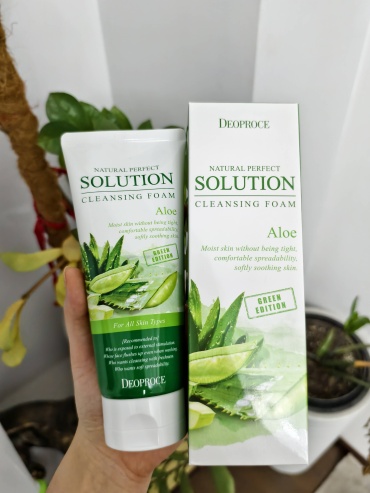 Deoproce Deoproce Natural Perfect Solution Cleansing Foam Aloe пенка 170 мл
