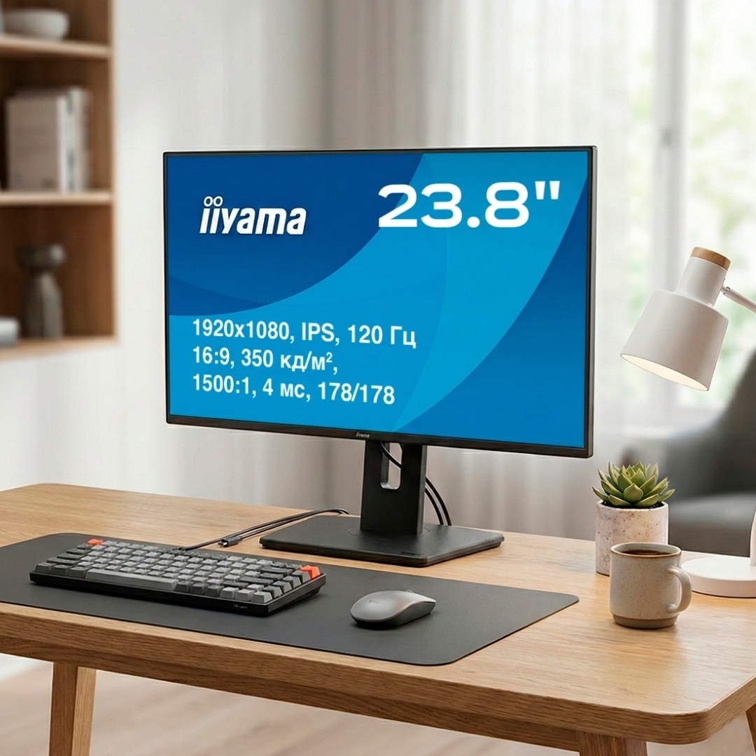 Монитор 23.8" Iiyama ProLite / X2497HSU-B1 черный