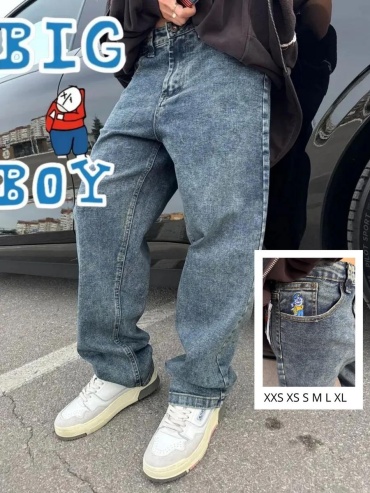 Джинсы багги BIG BOY синий