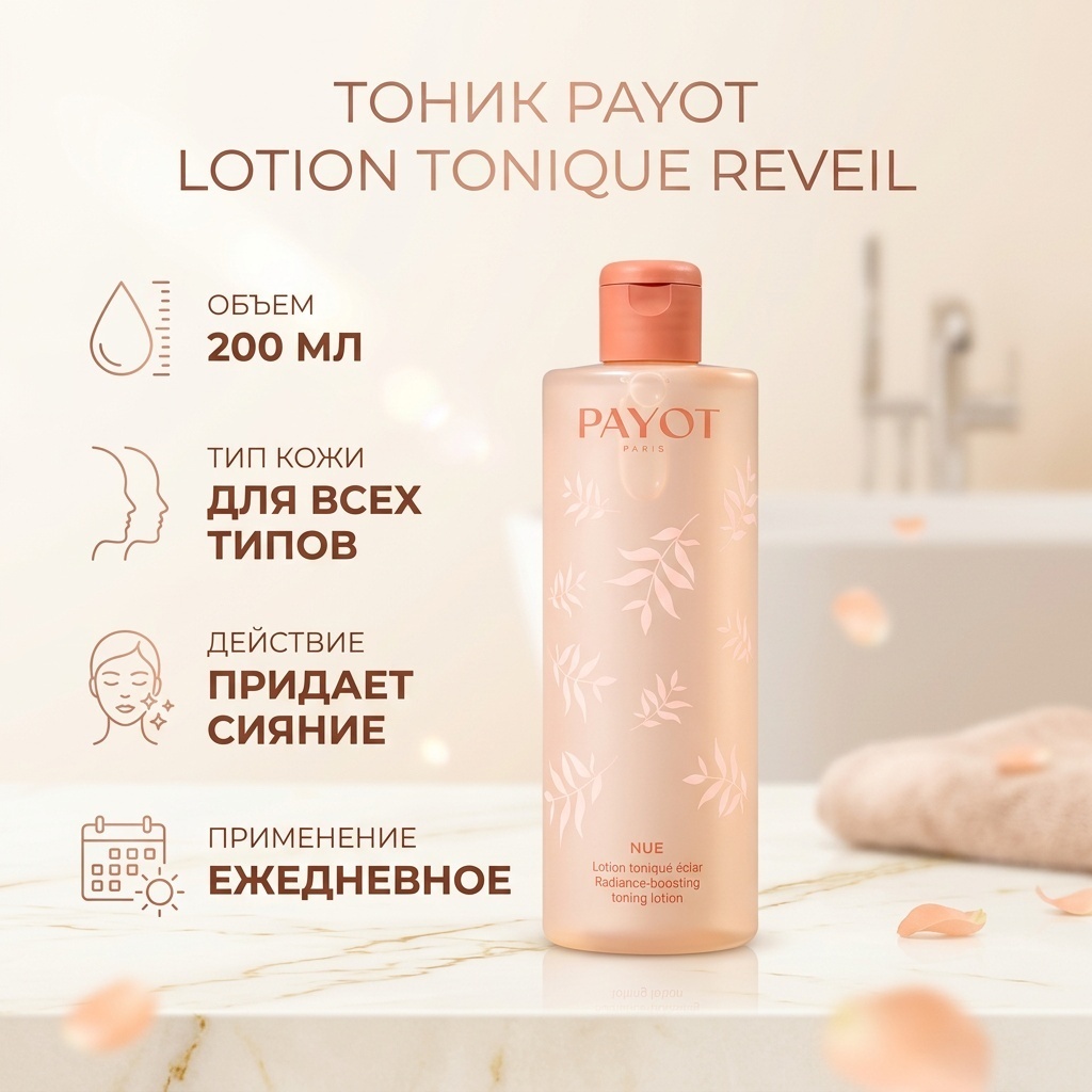 PAYOT тоник Lotion Tonique Reveil 200 мл