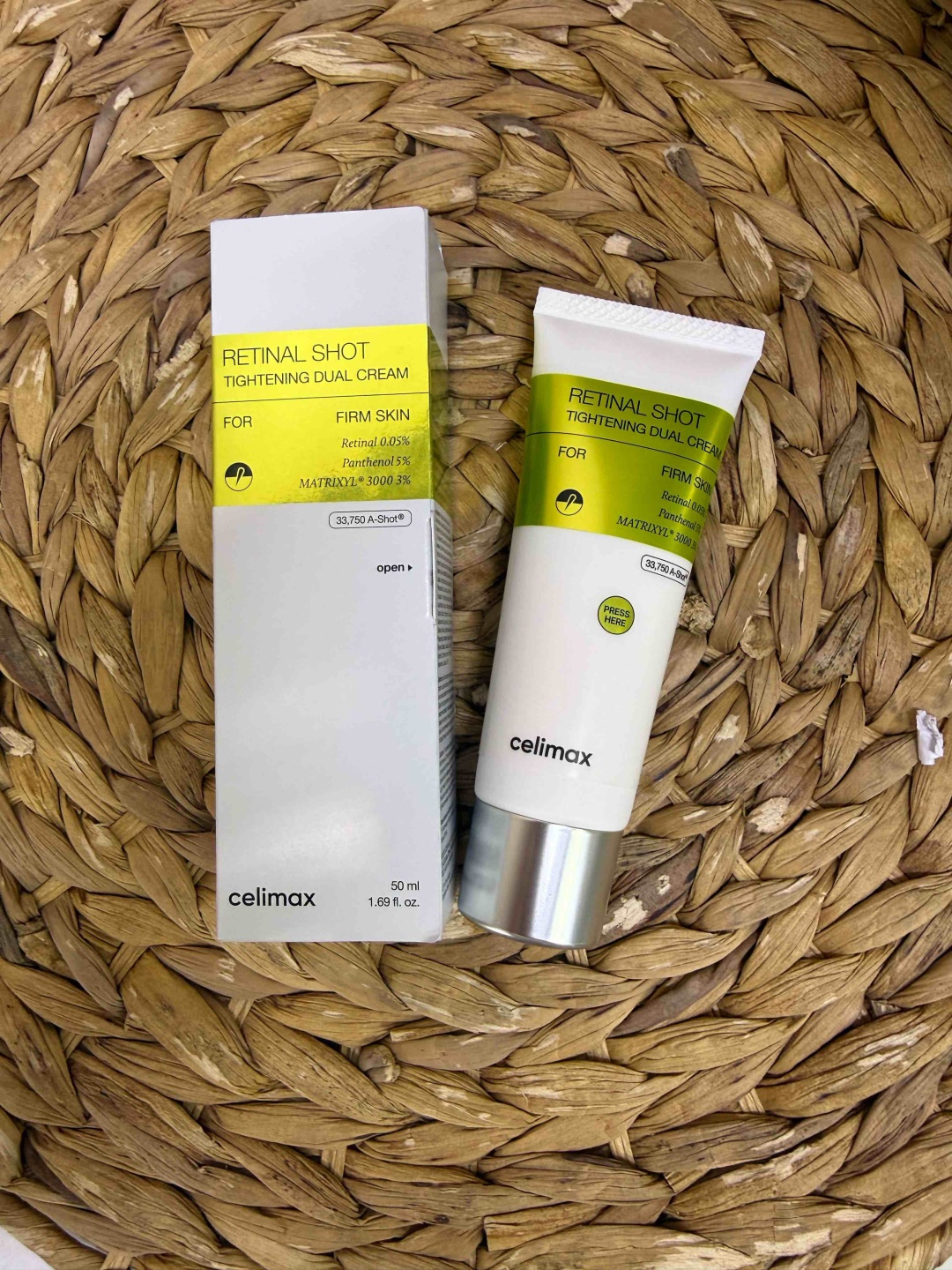 Celimax крем RETINAL SHOT TIGHTENING DUAL CREAM для лица 50 мл, фото 3