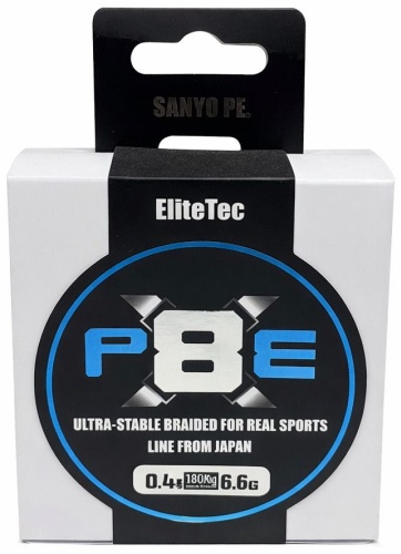 EliteTec плетеный шнур Sanyope. 0.4 мм синий, зеленый, оранжевый