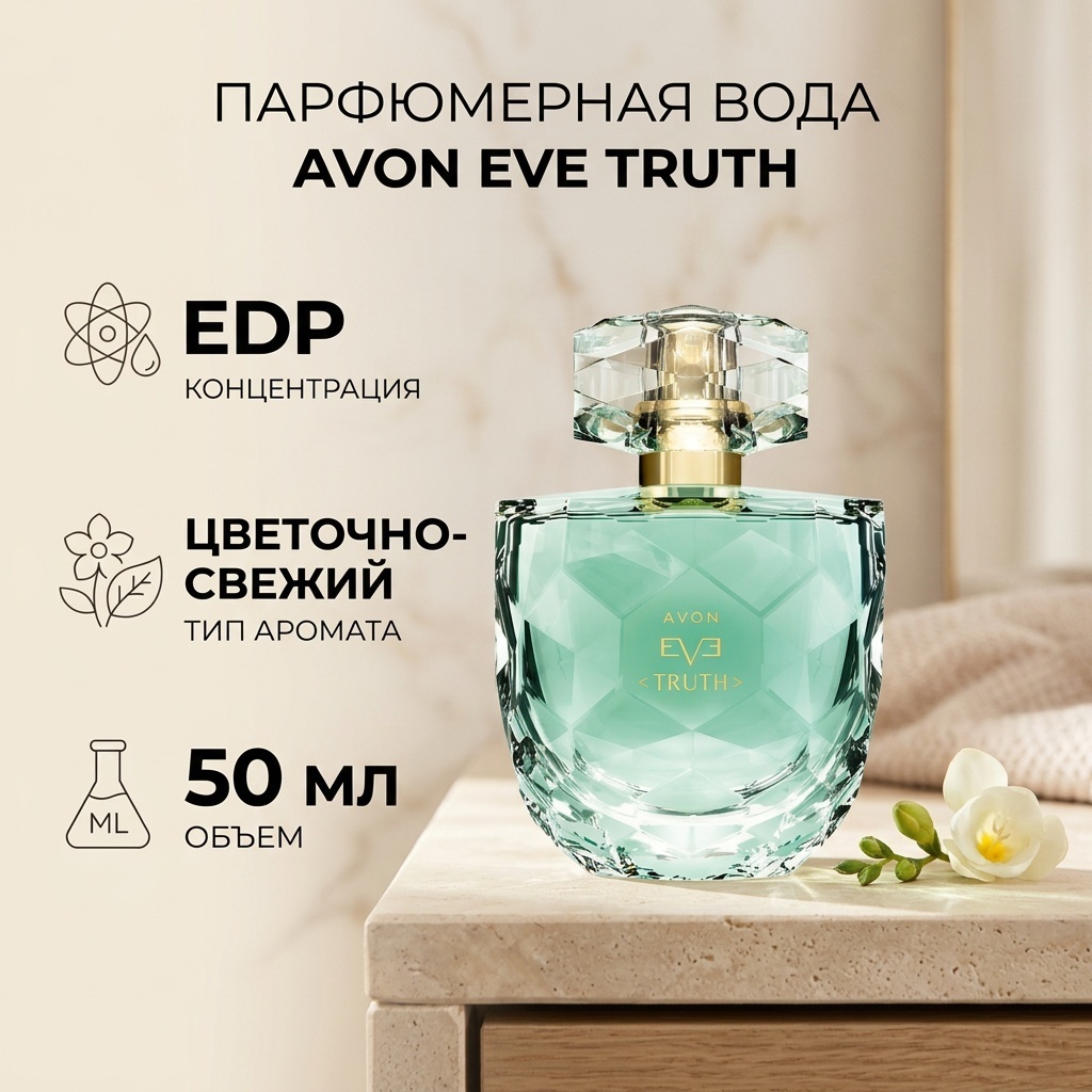 Avon Eve Truth парфюмерная вода EDP 50 мл, для женщин