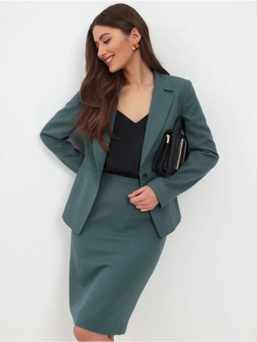 Костюм повседневный KEY FASHION светло-зеленый