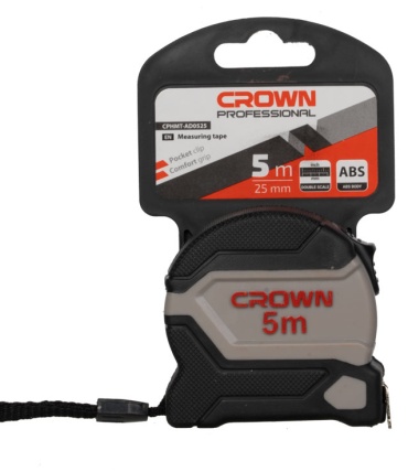 CROWN рулетка строительная CPHMT-AD0525, 5 м х 25 мм