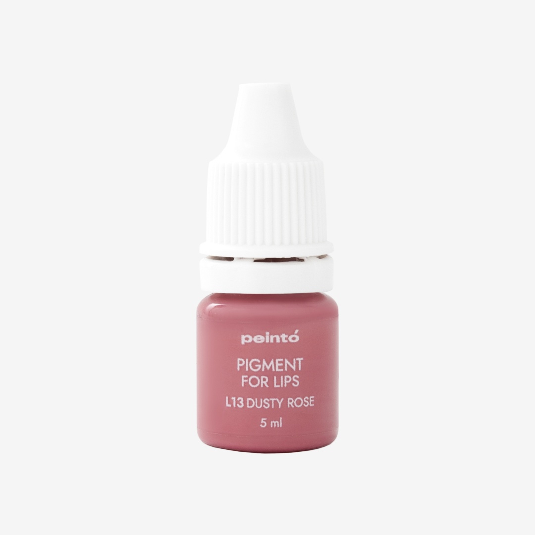 Peinto для губ L13 Dusty Rose пигмент нюдовый, светло-розовый, пыльный 5 мл