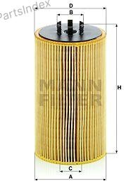 MANN FILTER Фильтр Масляный Двигателя HU131253X