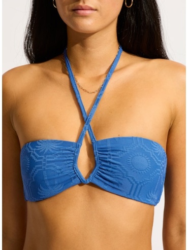 Купальник раздельный SEAFOLLY синий