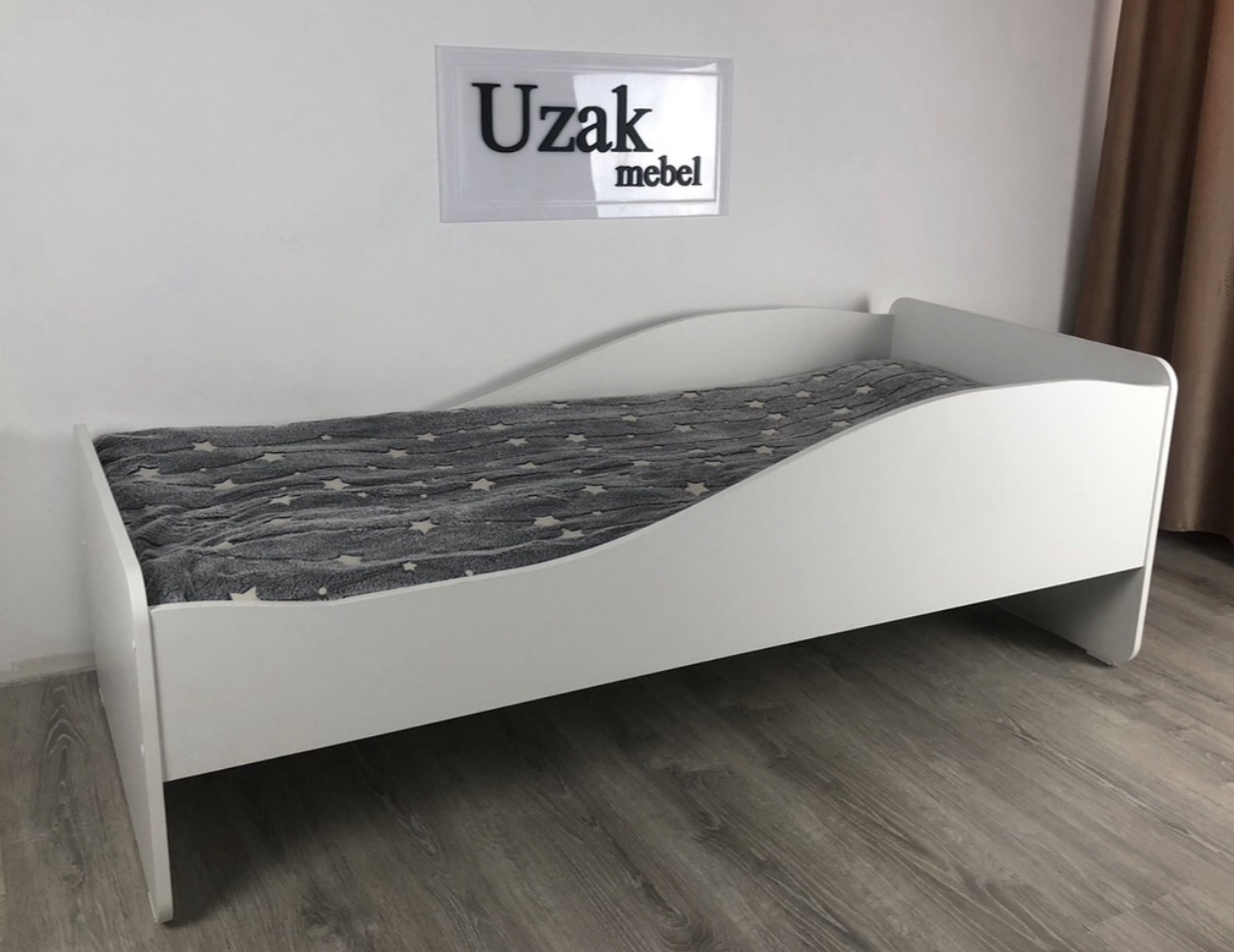 Детская кровать UZAK DK, 70x160 см, белый