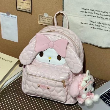 Рюкзак Kuromi искусственная кожа розовый