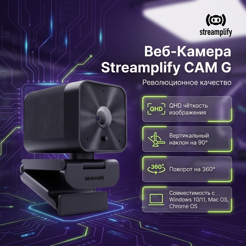 Веб-камера Streamplify CAM G