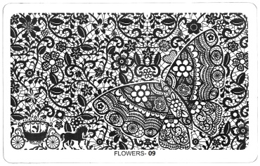 Pinky пластины FLOWERS