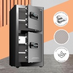 Сейф DELI AE134 ключевой, электронный, биометрический замок (490х1000х400 мм)