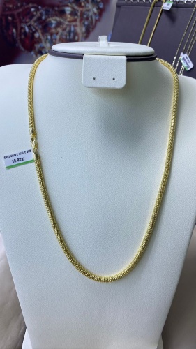 Italy Exclusive 888432 длина 55 см, вес 12.92 г золото, плетение снейк