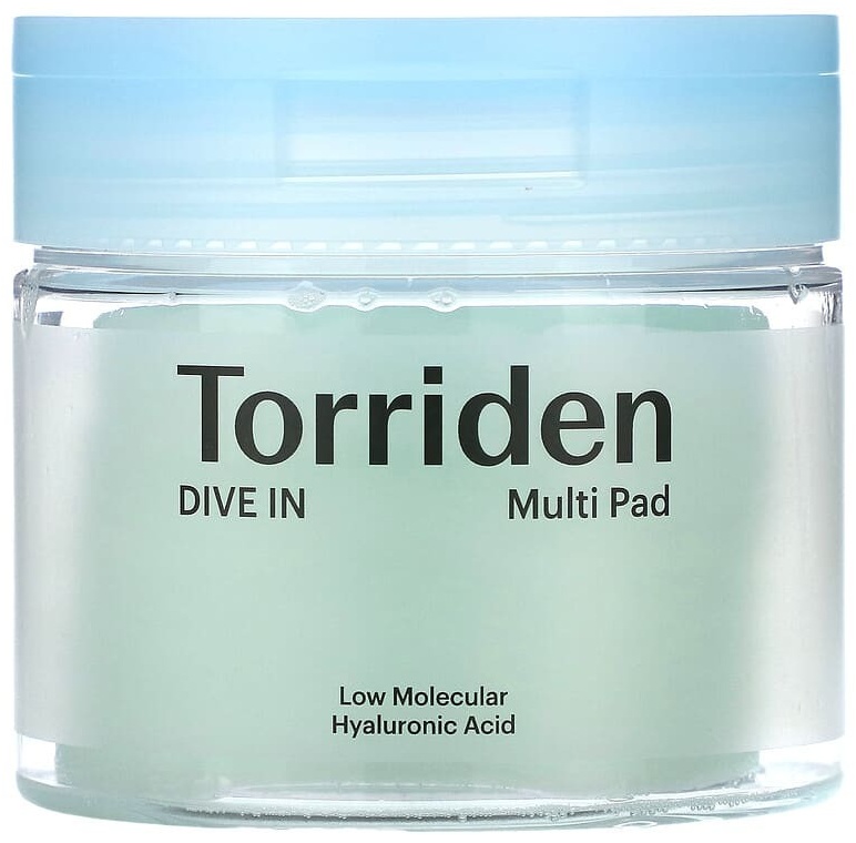 Torriden тонер-пэды Dive In, мультивитамины с низкомолекулярной гиалуроновой кислотой, 80 шт., 160 мл 160 мл