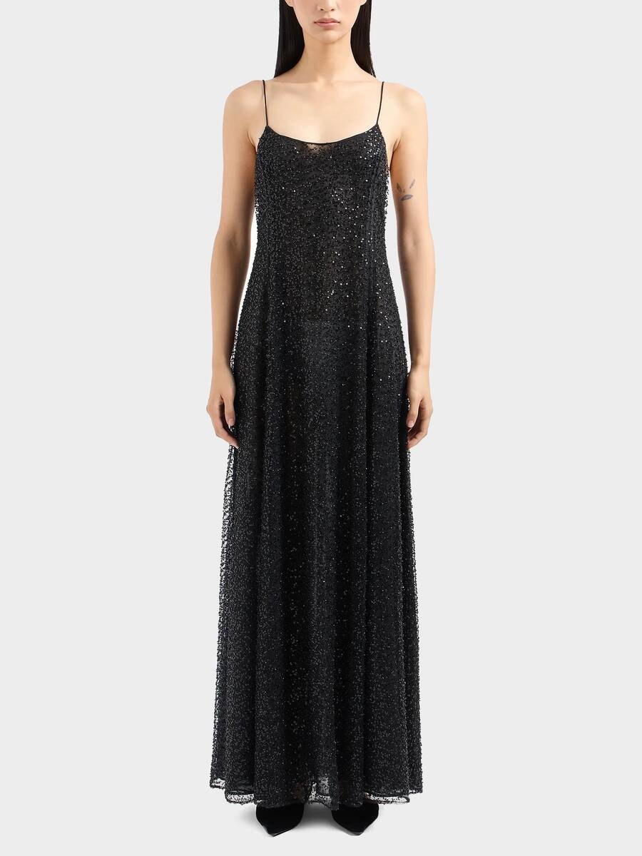 Повседневное платье Emporio Armani черный